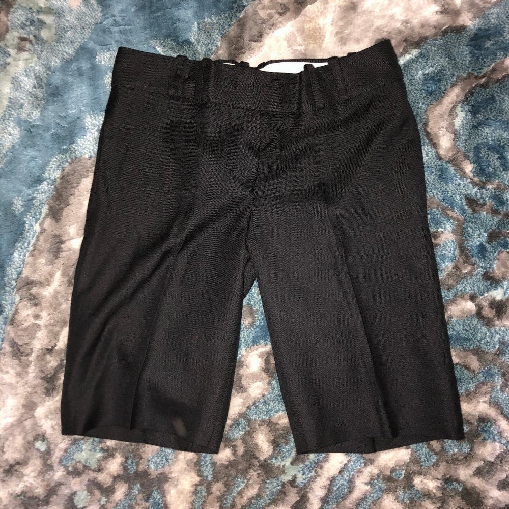 Black Chloé Wool-blend Twill Shorts